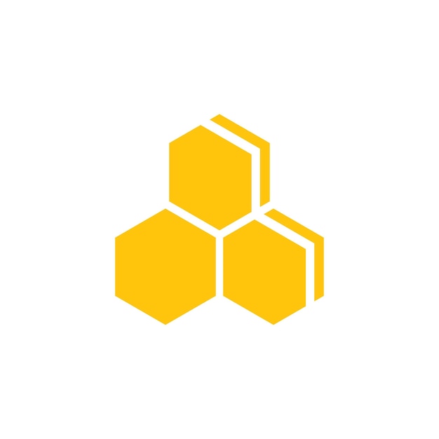 Honeycomb logo icon illustration vector design eps 10