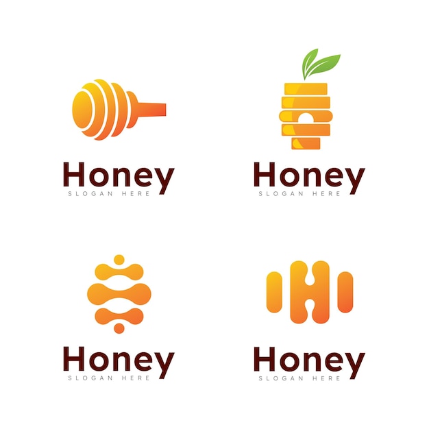 Premium Vector | Honeycomb logo and symbol vector design