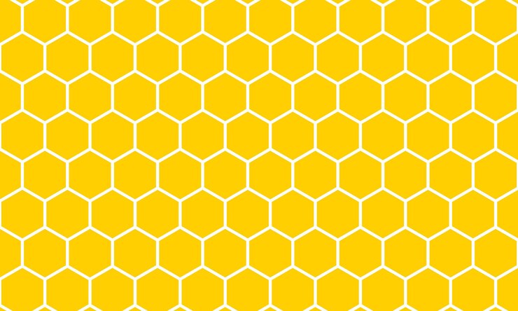 Vector honeycomb pattern background