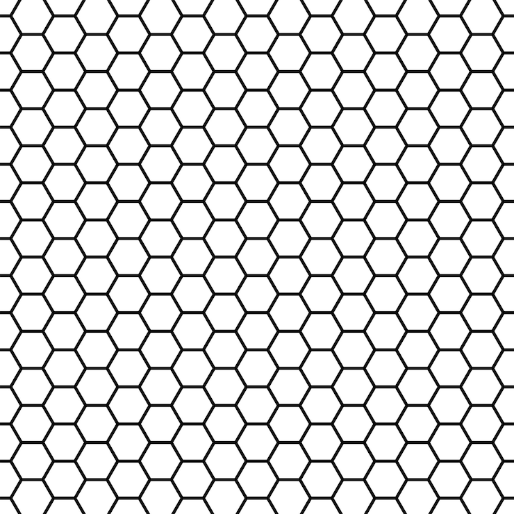 Vector honeycomb polygon cell pattern background vector illustration