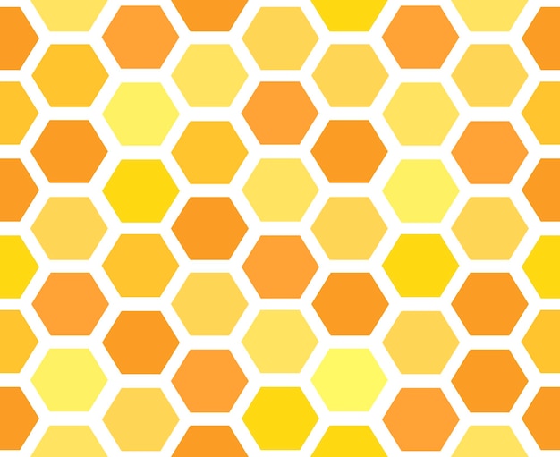 Honeycomb. seamless pattern. cartoon design.