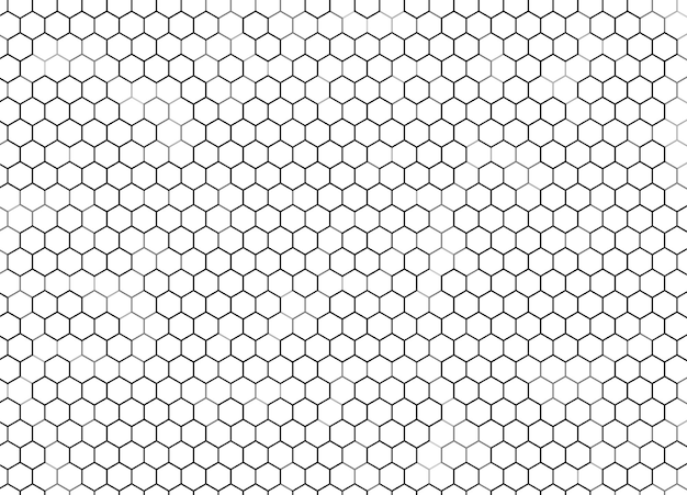 Honeycomb seamless pattern Grid abstract background Vector illustration