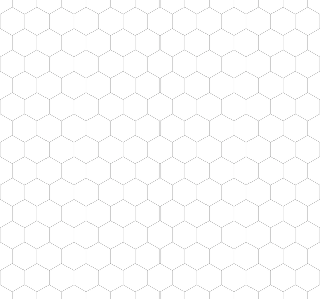 Vector honeycomb seamless pattern