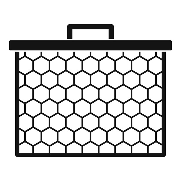 Honeycombs icoon Eenvoudige illustratie van honeycombs vector icoon voor webontwerp geïsoleerd op witte achtergrond