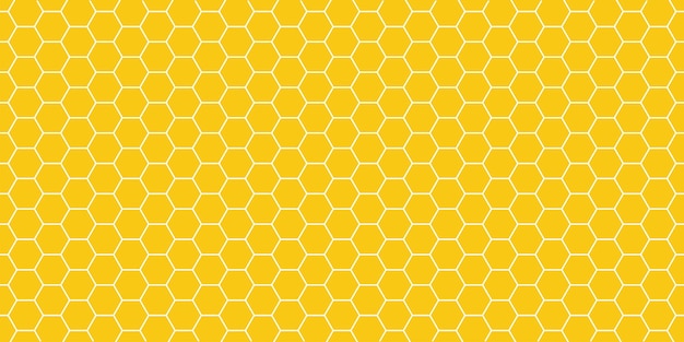 Honeycombs pattern modern background web template in flat style Vector