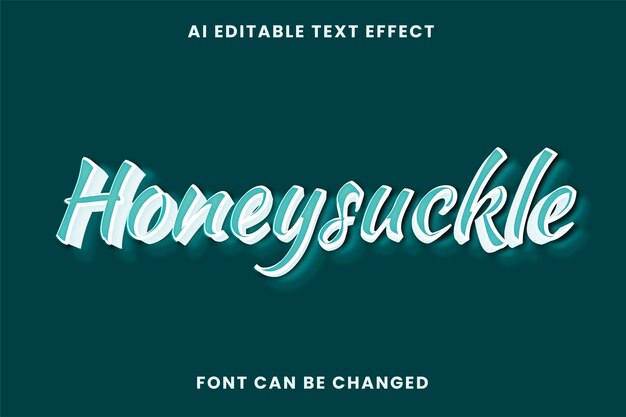 Honeysuckle text effect