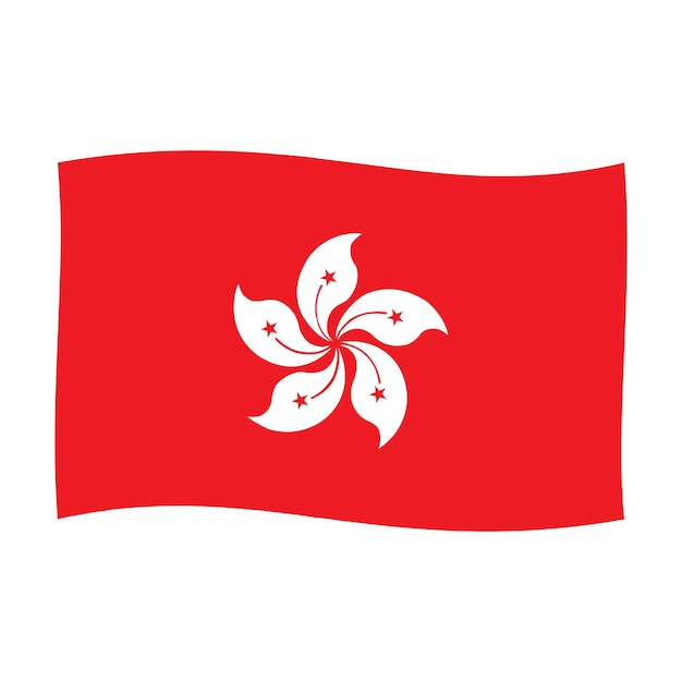 Vector hong kong flag