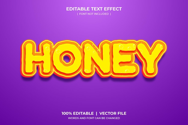 Honing bewerkbare teksteffectstijl