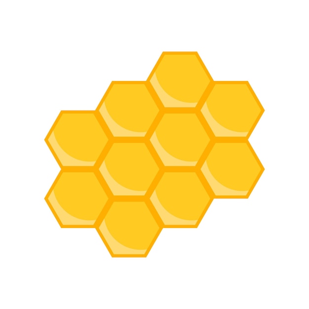 Honingkam pictogram geïsoleerd op een witte achtergrond Vectorillustratie