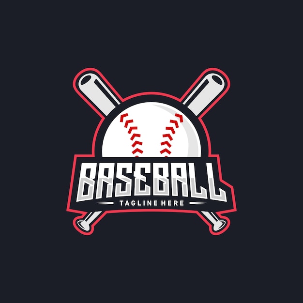 Honkbal logo ontwerp