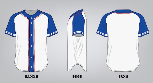 Vector honkbal shirt ontwerpsjabloon