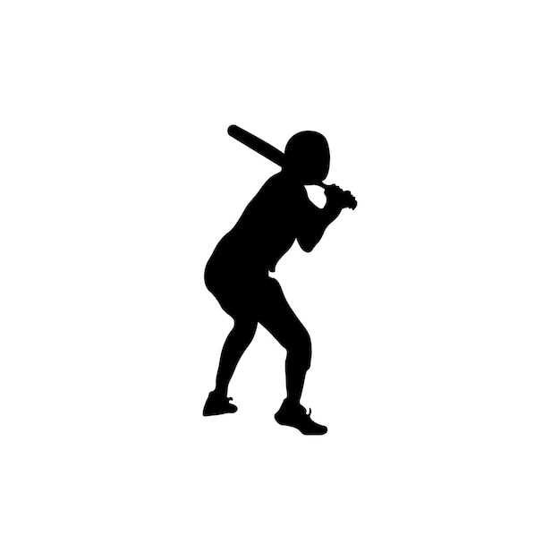 Honkbal silhouetten