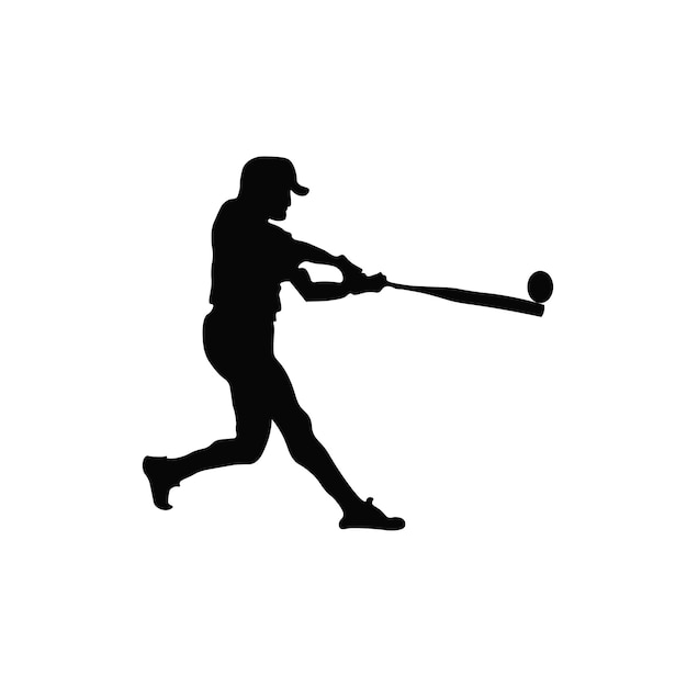 Honkbal silhouetten