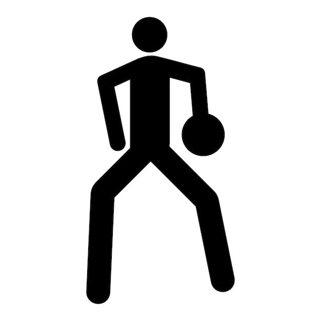 Honkbal speler pictogram vector