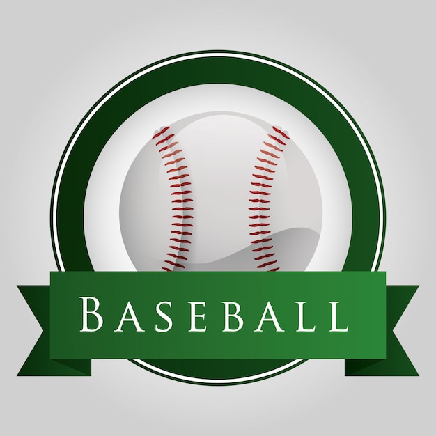 Honkbal sport ontwerp