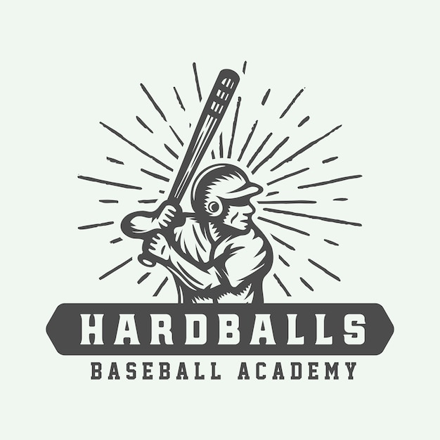 Honkbal sportlogo