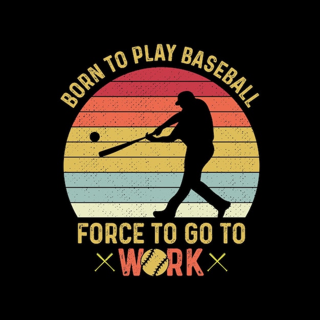 Honkbal t-shirt ontwerp graphics.