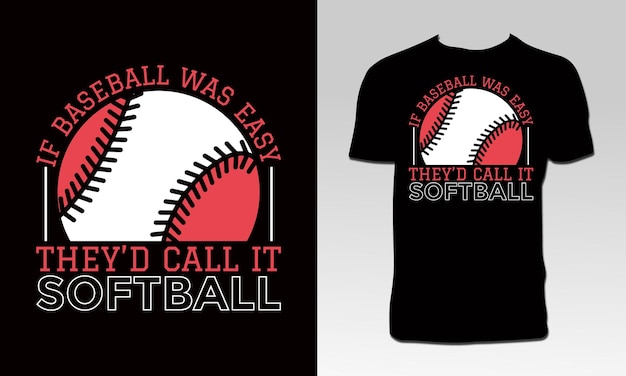 Honkbal t-shirtontwerp