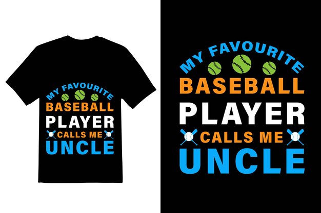 Honkbal T-shirtontwerp