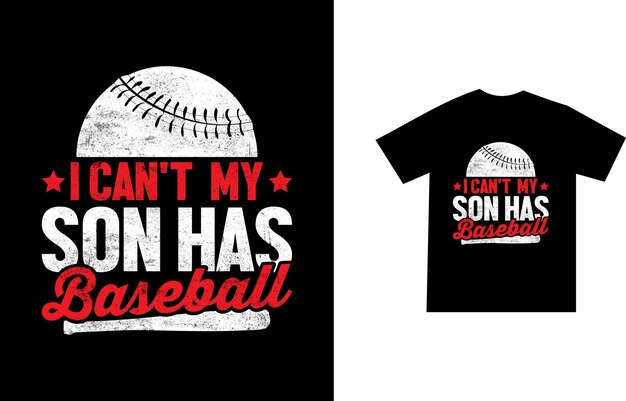 Honkbal tshirt ontwerp of honkbal sport speler tshirts of poster afbeelding