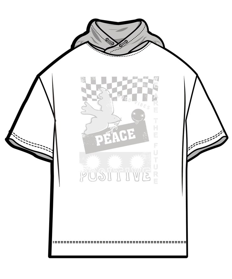 Вектор hoodie два
