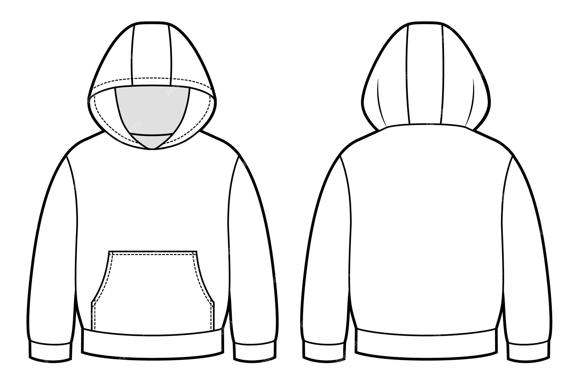 premium-vector-hoodie-for-baby-flat-sketch-vector-apparel-template