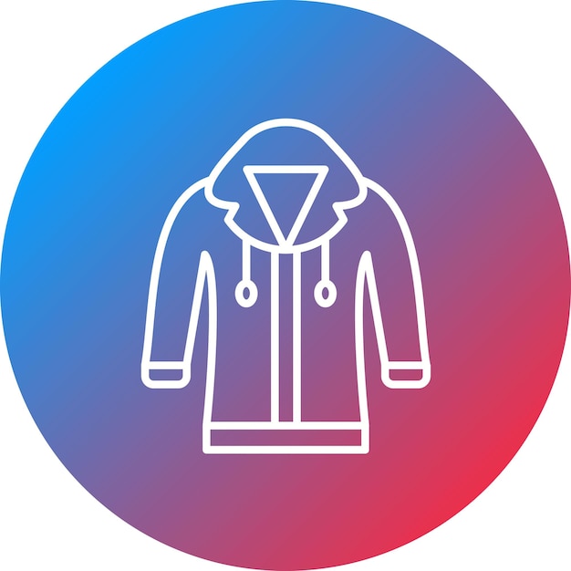 Hoodie icon vector image Can be used for Clothes