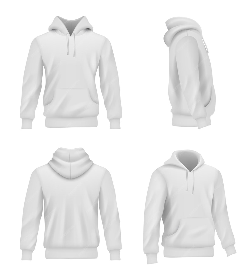 Premium Vector | Hoodie realistic. fashion sport clothes for man ...