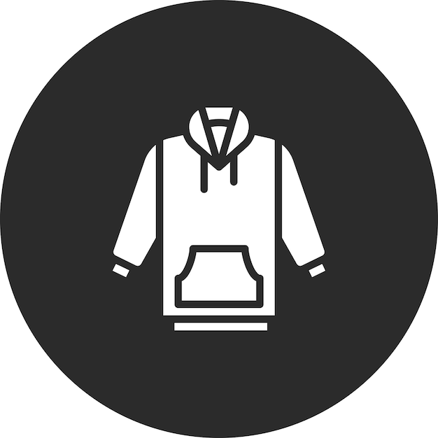 Hoodie vector icon illustration of Clothes iconset