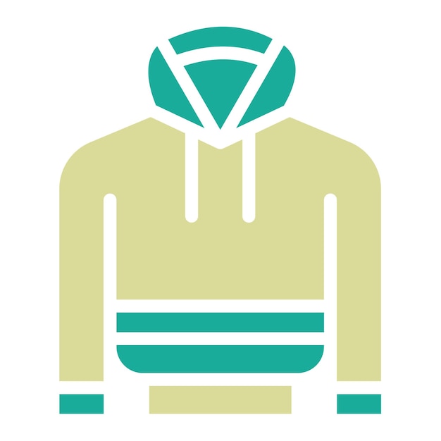 Вектор hoodie vector icon illustration of fashion iconset