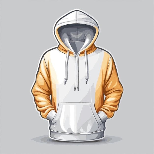 hoodie vector on a white background