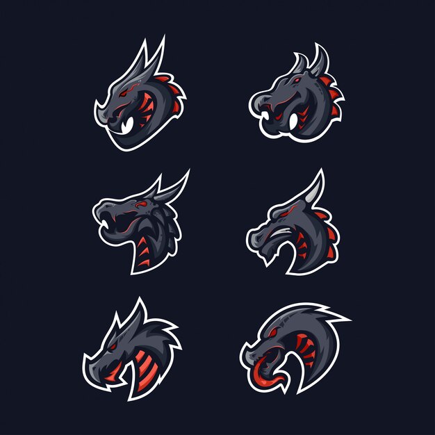 Hoofd Dragon Mascot