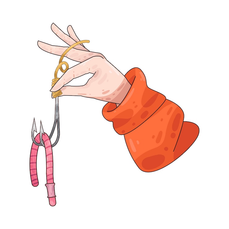 Vector hook illustration