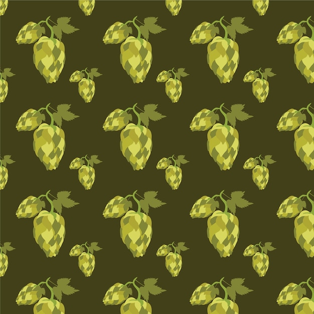 Hop seamless pattern