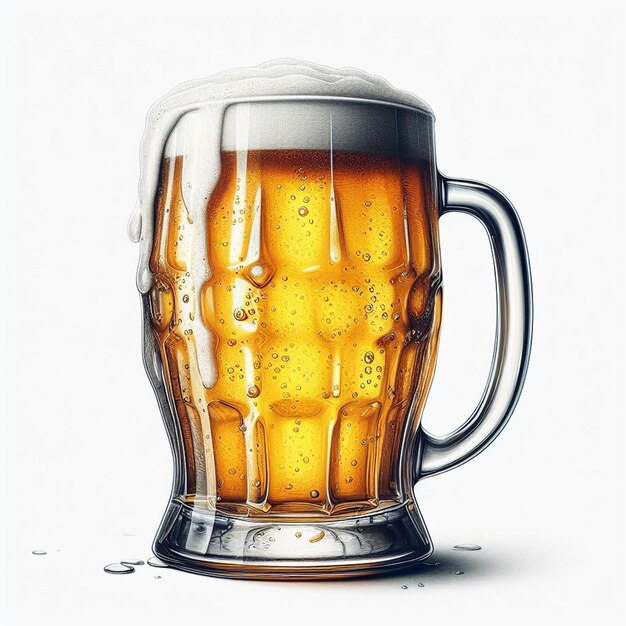 Векторная иллюстрация hoppy glass pint mug of beer, изолированная на белой иконе emoji обои ale draft