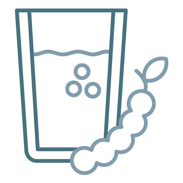 Vector horchata flat illustration