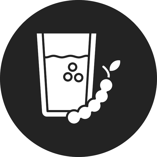 Vector horchata icon vector image can be used for beverages