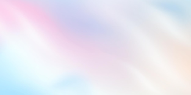 Vector horizontal abstract pastel color hologram background design