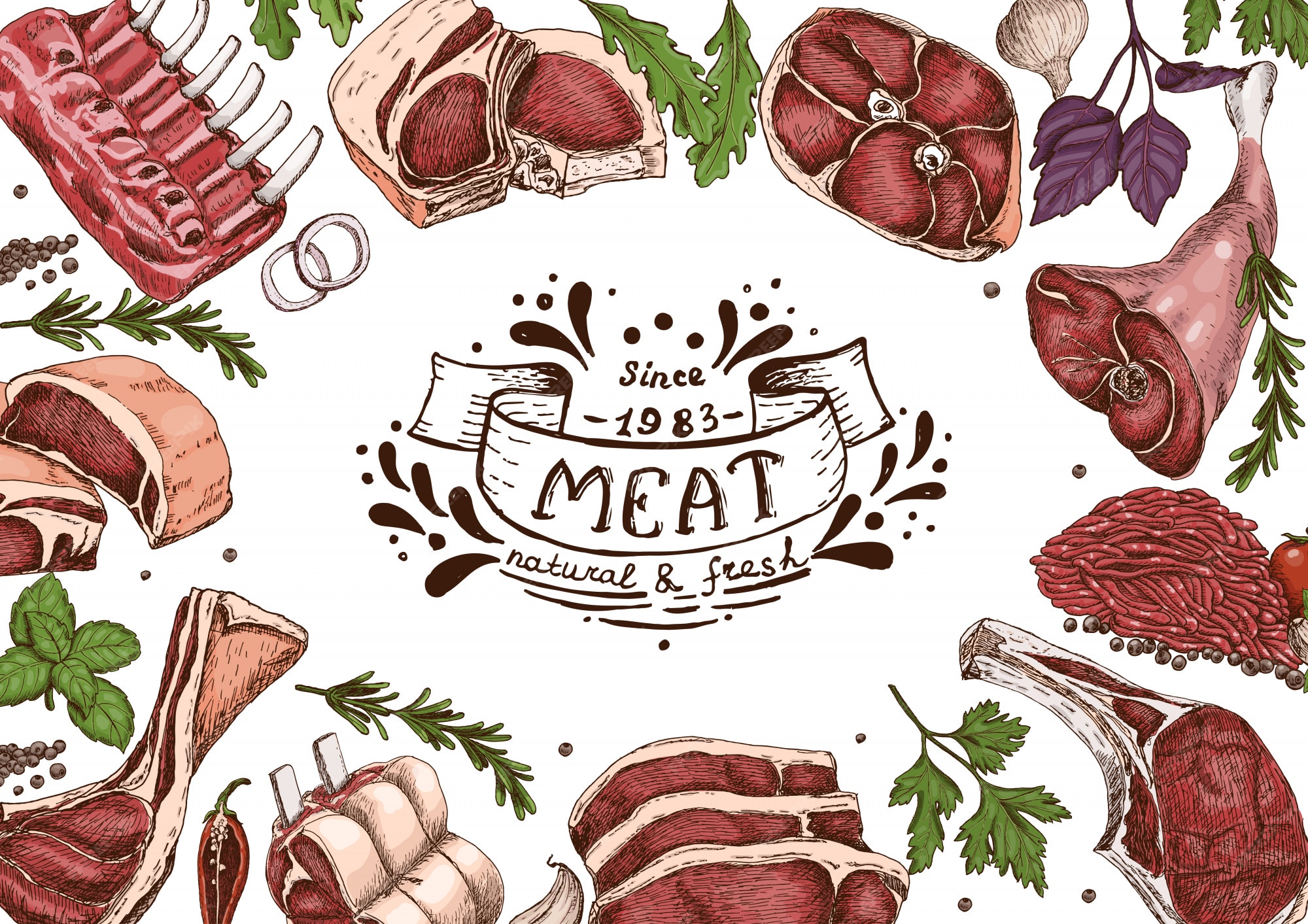 Узоры из мяса