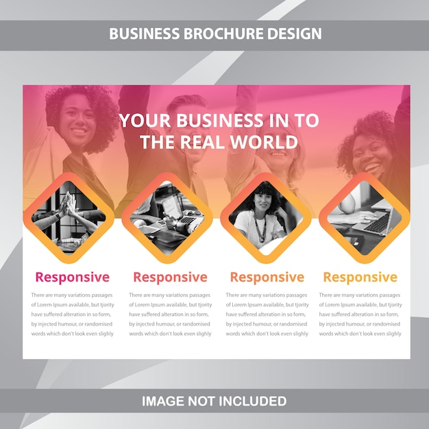 Horizontal Business Brochure Template