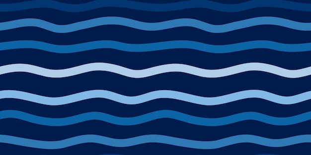 가로 줄무늬 원활한 패턴 Nawy 파란색 배경