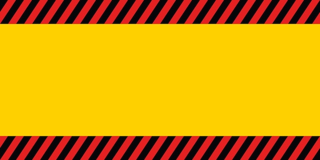 Horizontal warning banner frame diagonal stripes hazard wallpaper danger