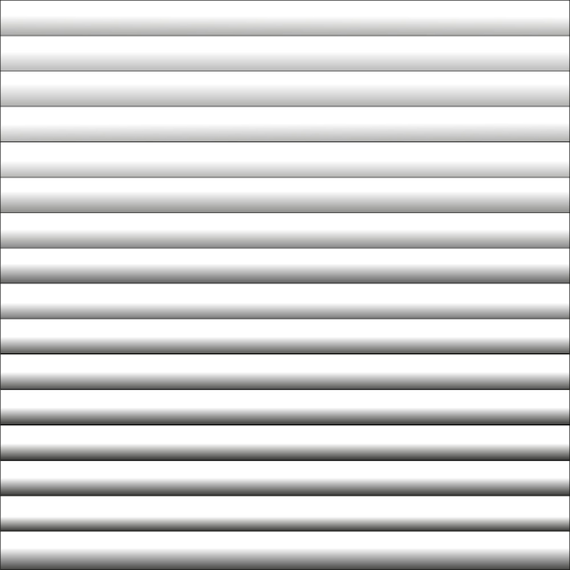 Vector horizontal white window blinds for design