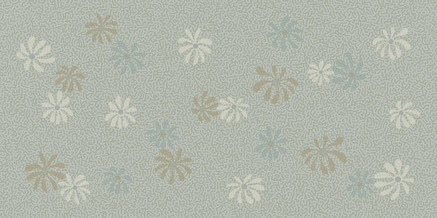 Horizontale gestructureerde achtergrond met kleuren Botanisch thema Vector groene achtergrond met Turing-textuur