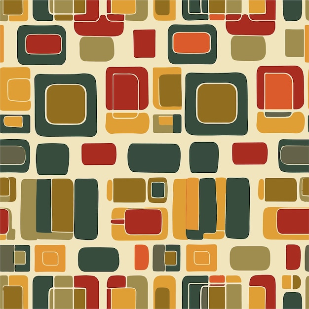 Horizontally and vertically abstract seamless pattern