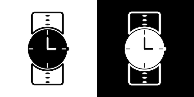 Horloge vector horlogepictogram Klassieke horloge ontwerp illustratie