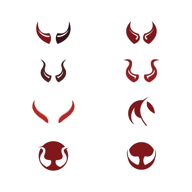 Природа векторного символа логотипа рога