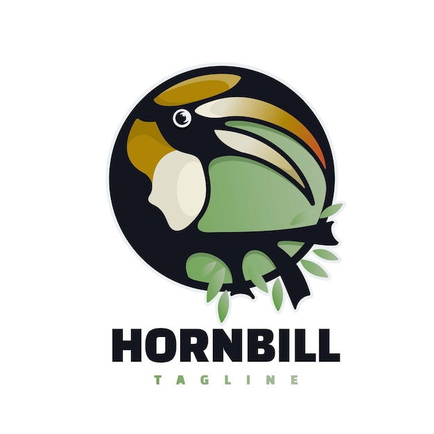 Hornbill mascot logo