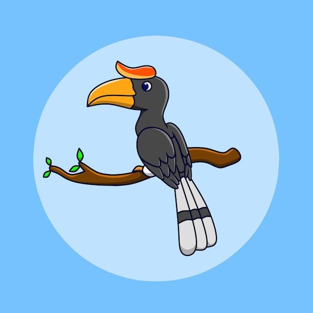 Vector hornbill