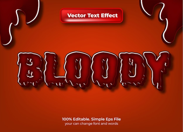 horror teksteffect 3d